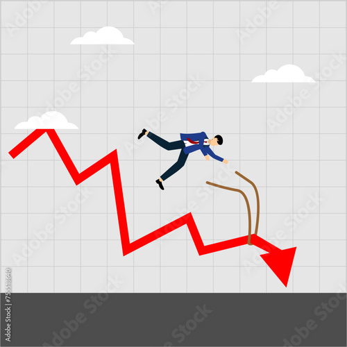 
the graph goes down uncontrollably