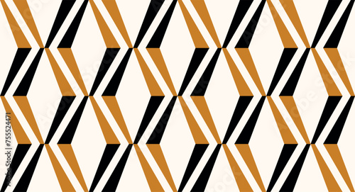  Seamless geometric pattern. Vector Illustration. 