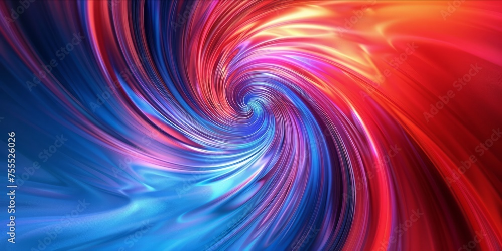 Fototapeta premium Abstract colorful swirl of lights.