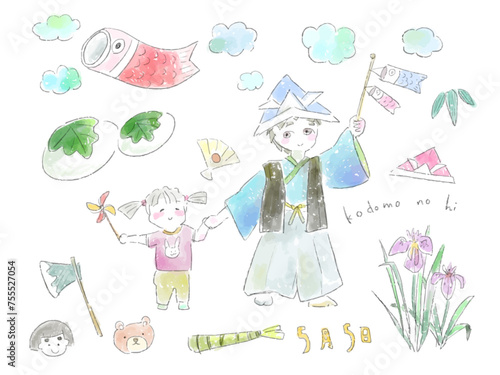 端午の節句のイラストセット