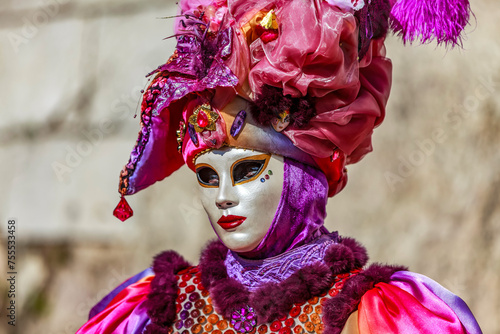 Disguised Person - Annecy Venetian Carnival © Provisualstock.com