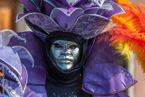 Portrait of a Venetian Mask, Venice Carnival