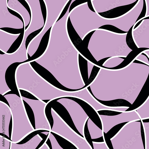 Abstract wave pattern. Vector Illustration.