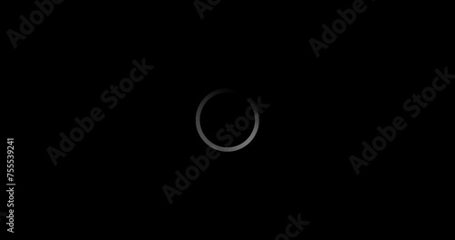 animation of the page loading process