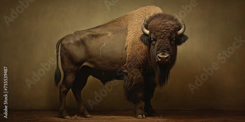vintage buffalo. © Sanych