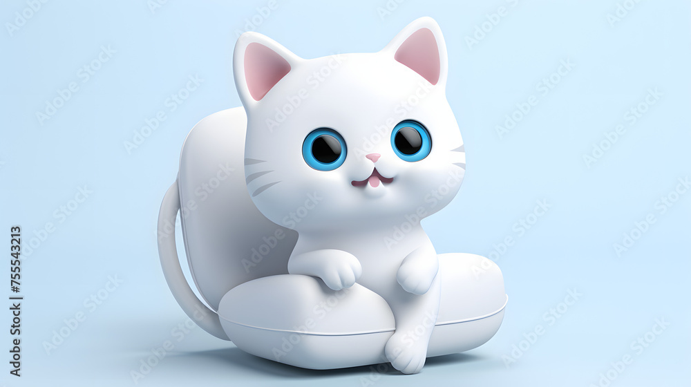 Chat icon 3d rendering