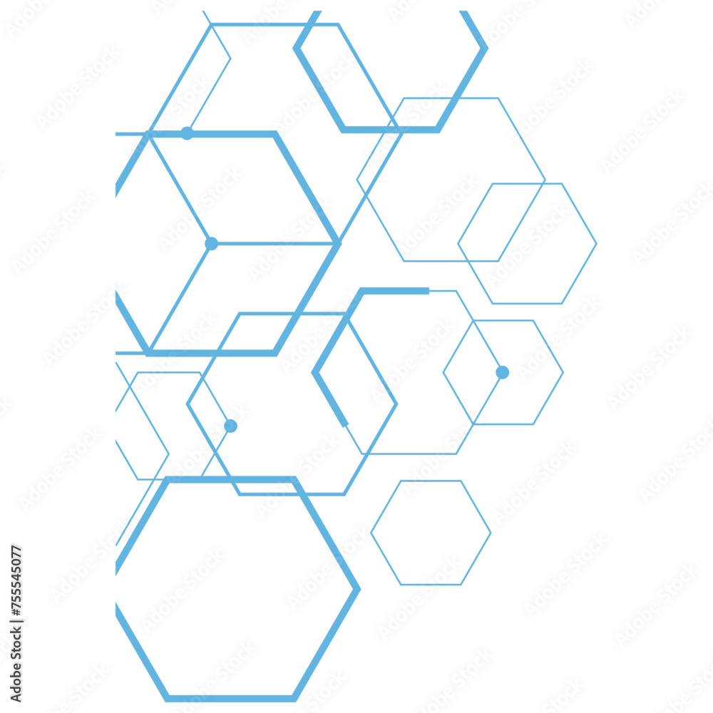 Hexagon Otline Corner Hexagon Otline Corner