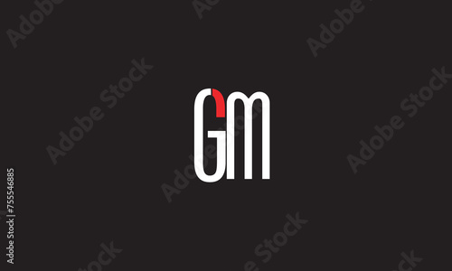 GM  MG   G   M   Abstract Letters Logo Monogram 