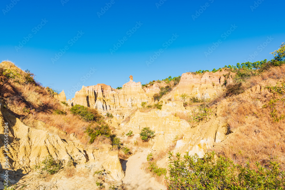 Landscape of Chuxiong Yuanmou Tulin in Yunnan, China Landscape of Chuxiong Yuanmou Tulin in Yunnan, China