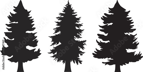Trees SVG Cut File for Cricut and Silhouette, EPS ,Vector, PNG , JPEG, Zip Folder