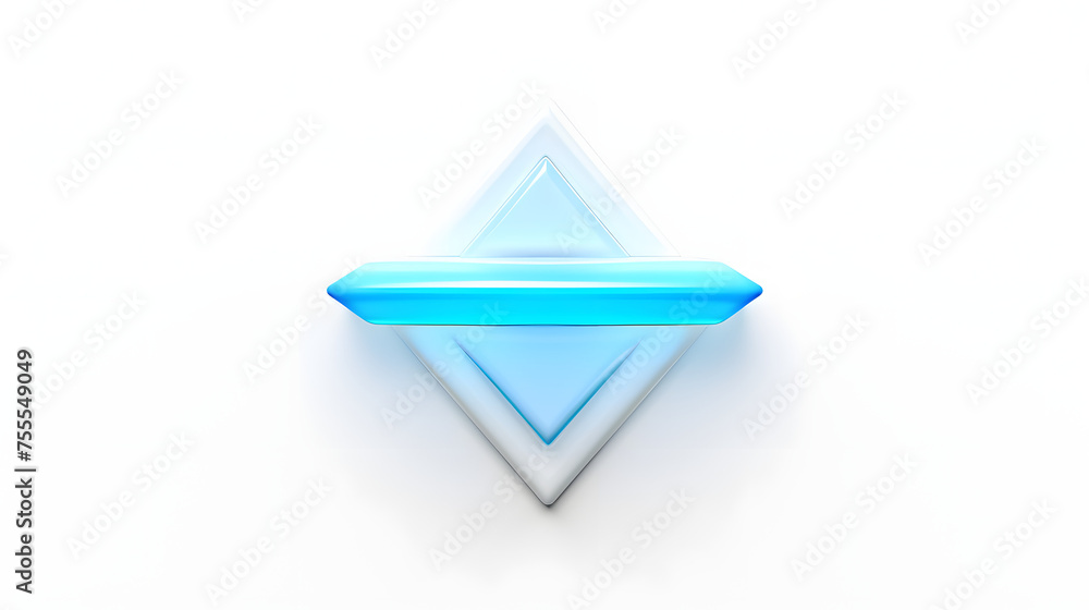 Forward arrow icon 3d rendering Forward arrow icon 3d rendering