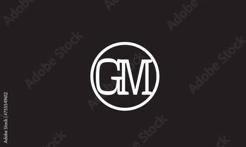GM, MG , G , M , Abstract Letters Logo Monogram 
