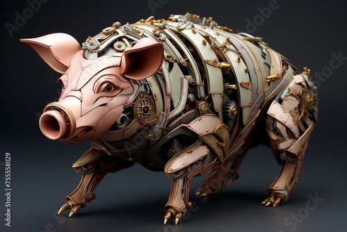 a mechanical pig. technologies © yuntunen