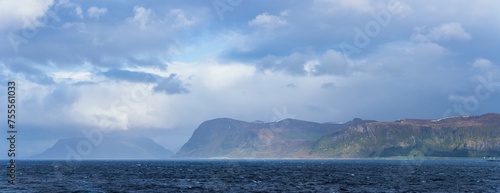 Panorama of Mountains and Fiord around ALESUND, Geirangerfjord, Norway, Europe © Maciej Olszewski