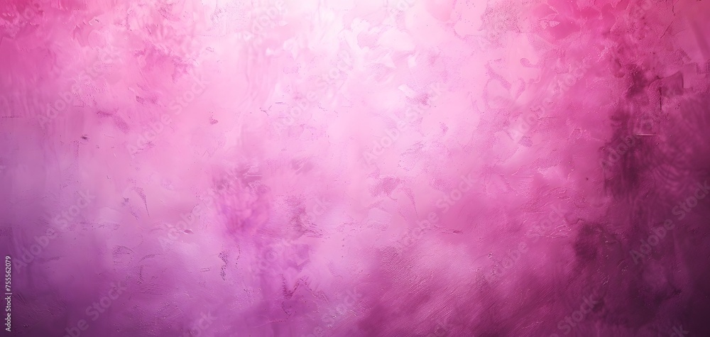 Soft gradient fog color pink, violet, grunge texture background. copy space, mockup, wallpaper, presentation.
