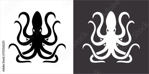 IIlustration Vector graphics of The Octopus icon © Sumardji