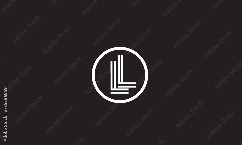 LL, L , LL, Abstract Letters Logo Monogram LL, L , LL, Abstract Letters Logo Monogram