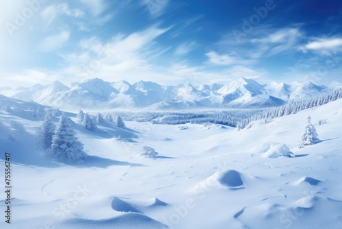 Beautiful winter background