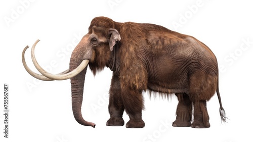 Mammoth. The concept of extinct animals 