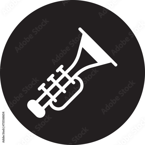trumpet glyph icon