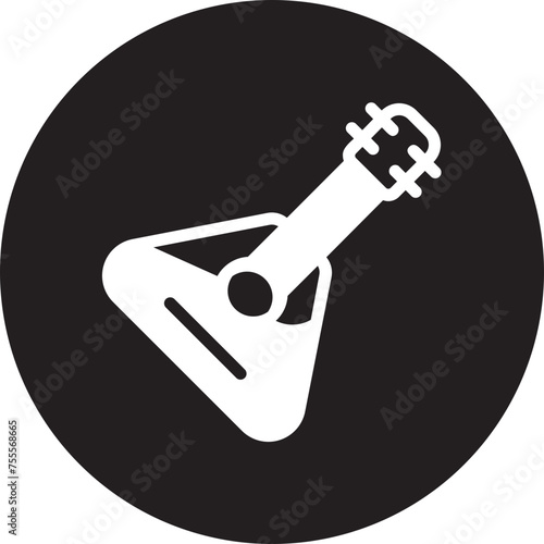 balalaika glyph icon