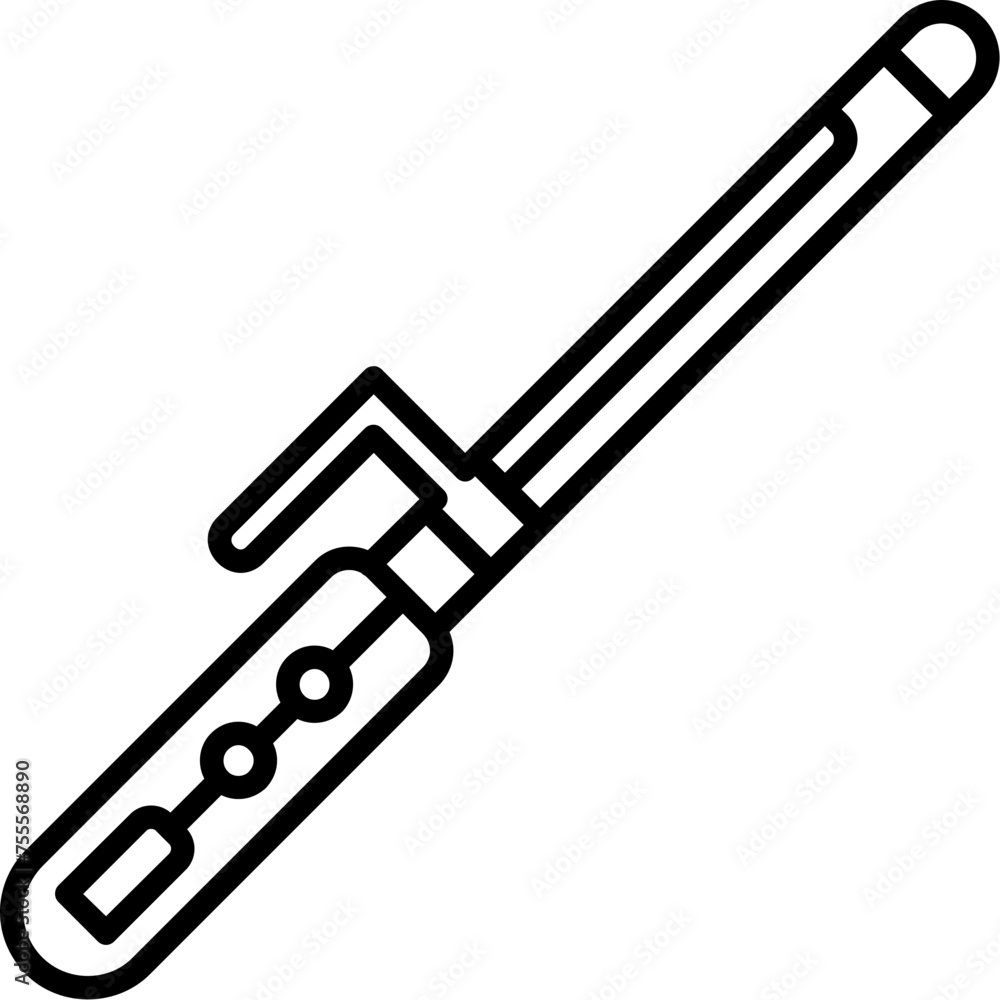 Curling Iron Icon Curling Iron Icon