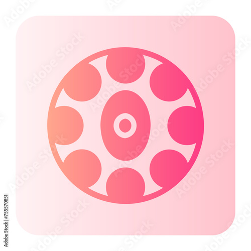 handpan gradient icon