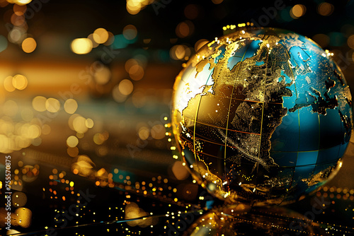 finance, BTC, crypto and stock prices and chart showing stock market