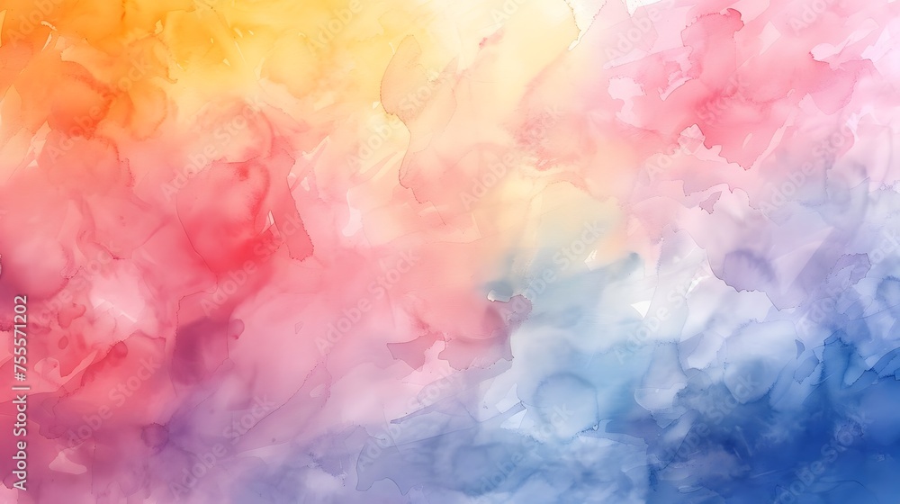 Abstract watercolor paint textured background. softness Pastel fog multicolor. copy space, mockup, wallpaper, presentation.