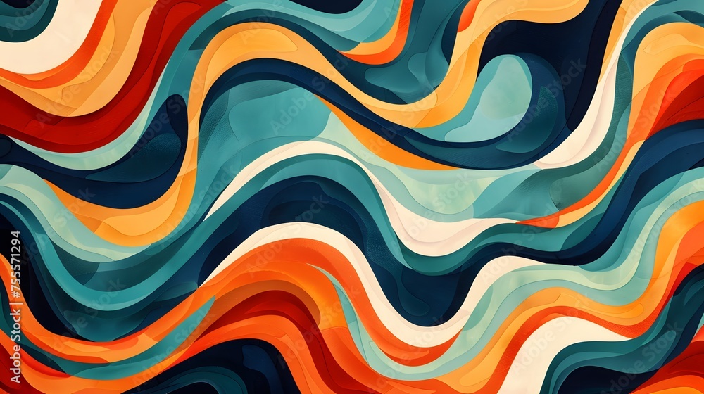 Abstrac wavy distorted texture in trendy retro psychedelic. horizontal, 60s, 70s. Abstrac wavy distorted texture in trendy retro psychedelic. horizontal, 60s, 70s.