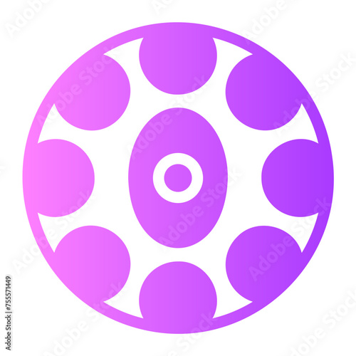 handpan gradient icon