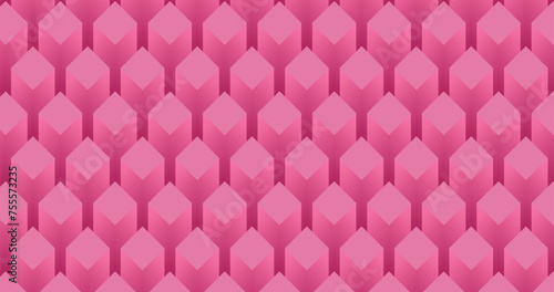 Pink Square Block Pattern Background Overlay