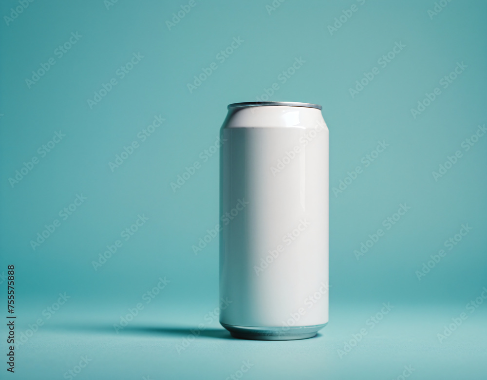 Metallic aluminum can mockup template Metallic aluminum can mockup template