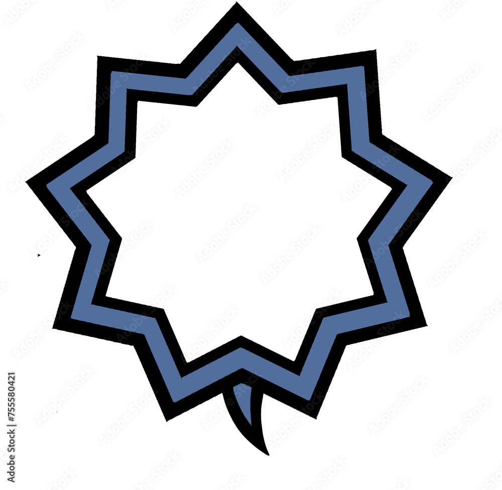 star shaped frame