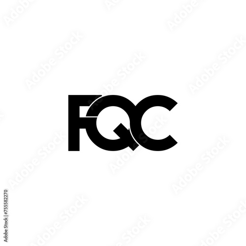 fqc initial letter monogram logo design photo