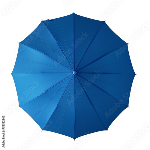 isolated illustration of blue umbrella. Created with Generative AI