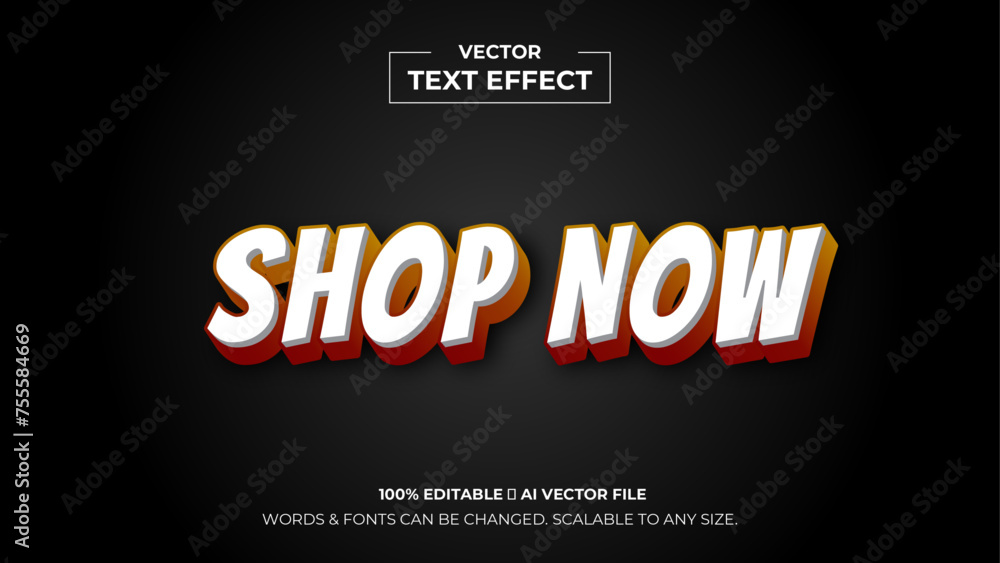 3d text effect background. Editable text style effect. vector editable font for graphic tee, banner, poster, post, flyer, brochure, card, web, package, social media or logo. vector illustration