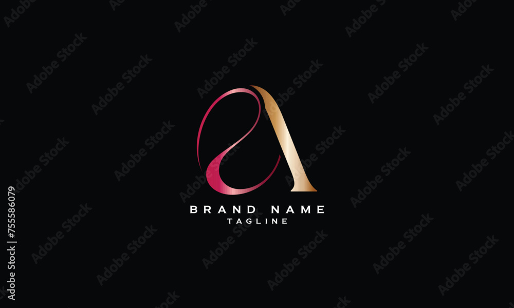 EA, AE, Abstract initial monogram letter alphabet logo design EA, AE, Abstract initial monogram letter alphabet logo design
