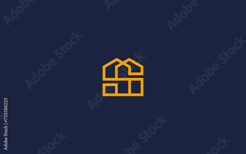 letter ss with house logo icon design vector design template inspiration