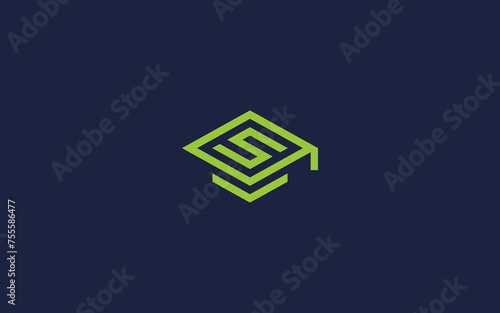 letter g with graduate hat logo icon design vector design template inspiration