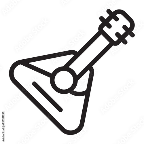 balalaika line icon