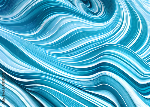 Colorful flowing spiral liquid waves background wallpaper,mixed gradient color abstract high definition and high definition,Generative AI 