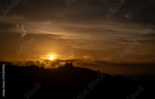 wschód słońca nad zamkiem Dover © Mariusz