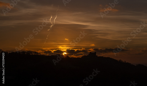 wschód słońca nad zamkiem dover © Mariusz