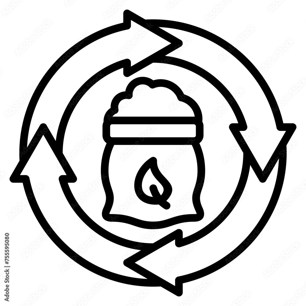 Compost Icon For Design Element Compost Icon For Design Element