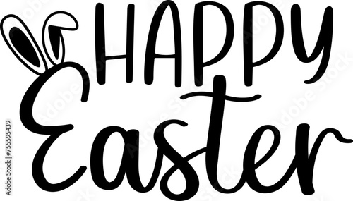 Happy Easter with Bunny Ears