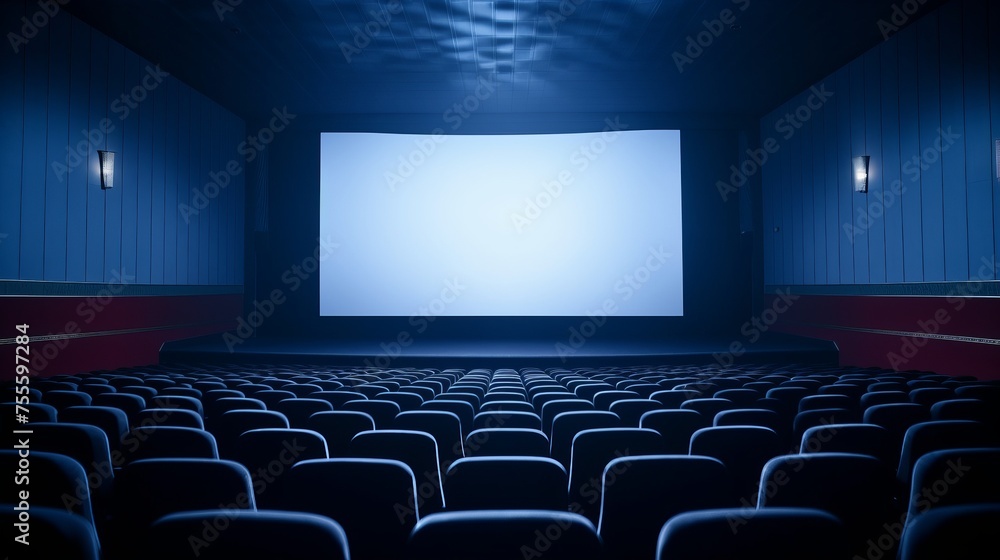 Fototapeta premium Empty cinema.