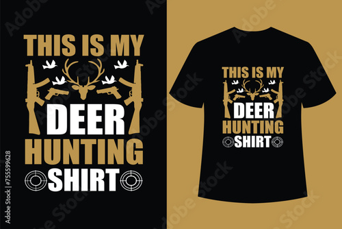 hunting t-shirt design
