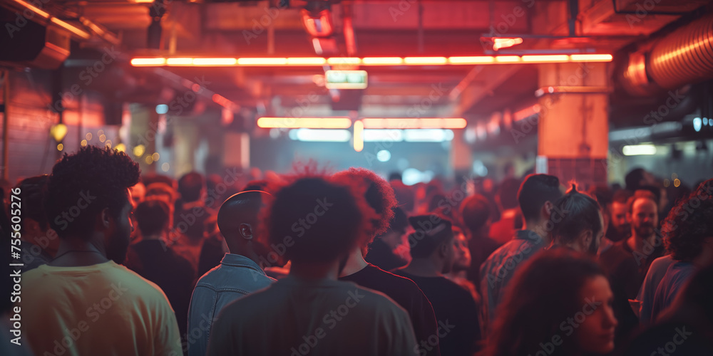 Eine Tiefgarage voller Nachtschwärmer Eine Tiefgarage voller Nachtschwärmer