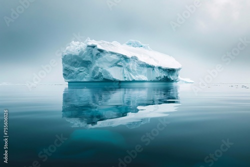 an iceberg in the water © Andrei